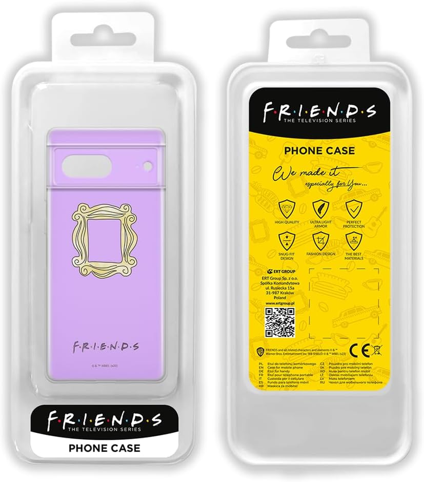 ERT GROUP Mobile Phone Case for Google Pixel 7 Original and Officially Licensed Friends Pattern 006 Perfectly Adapted to The Shape of The Mobile Phone, TPU Case