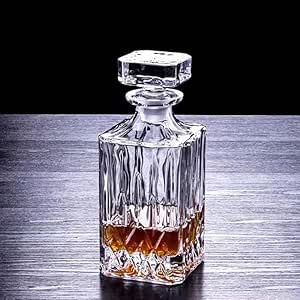 Decantador De Vidrio Mdluu Con Tapa Hermética Para Licores | Cuotas Sin