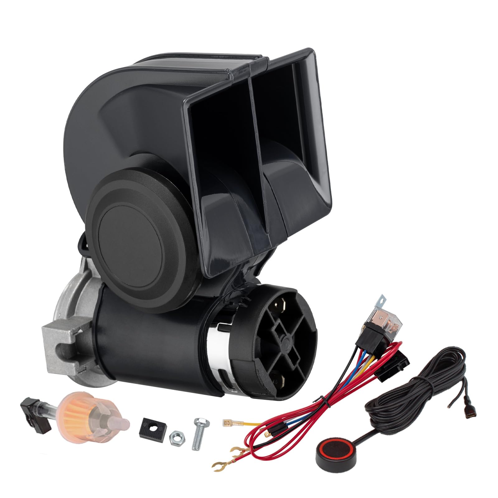 Super Loud Truck Horn Electric Train Horn Compact Air Horn with Button