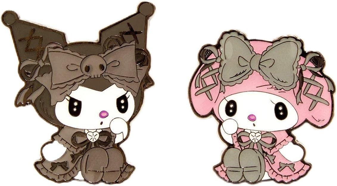 Loungefly My Melody & Kuromi Lolita Enamel Pin Set