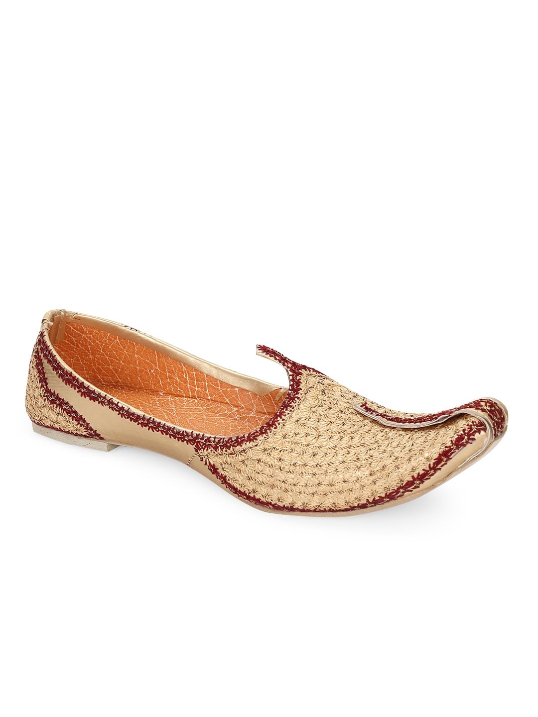 Sojanya Hombres Mojaris, zapatos indios planos y cómodos para trajes 5