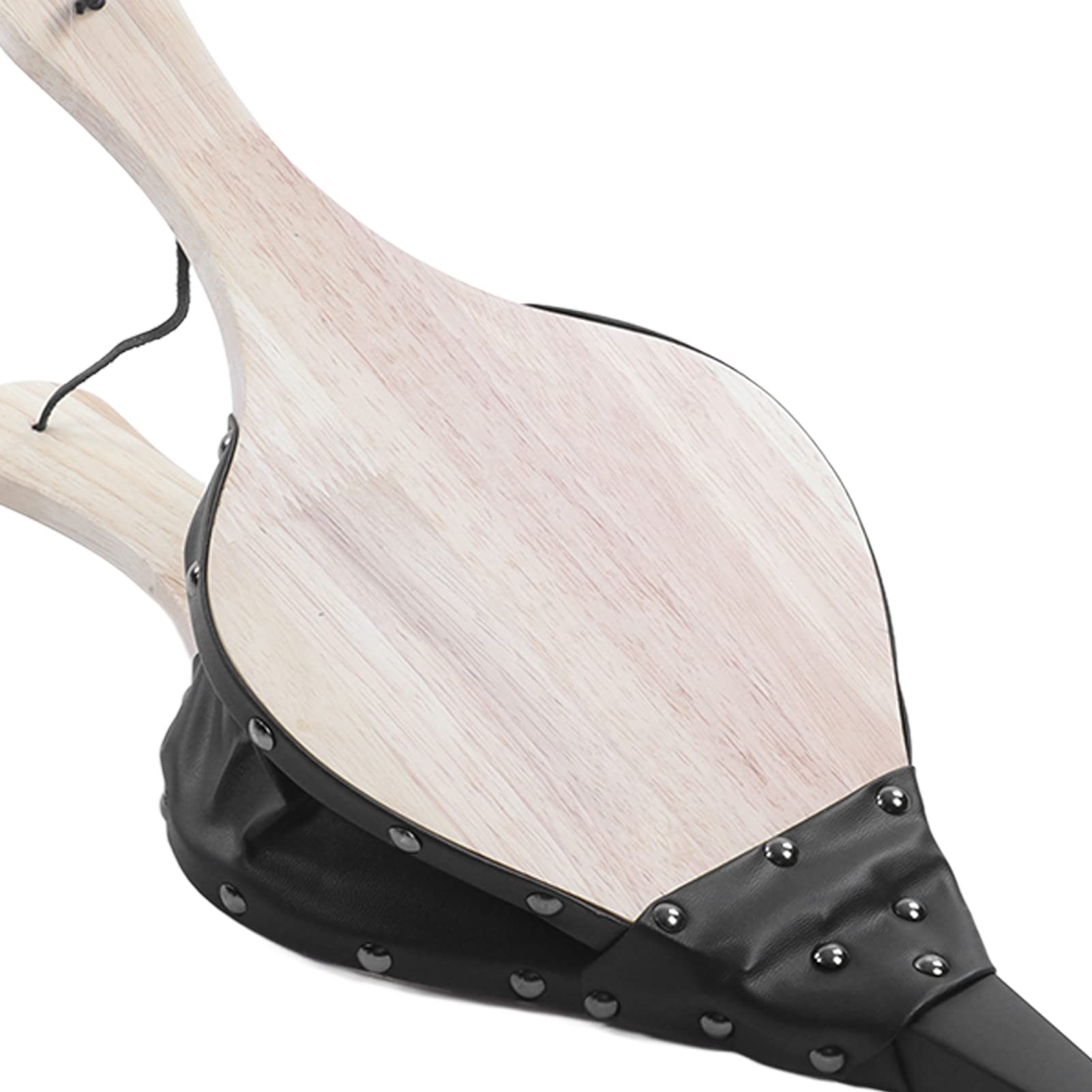 Mantice per Camino, soffiatore di Fuoco Manuale in Legno Massiccio e Pelle Resistente al Calore, mantice Durevole per Barbecue, Campeggio, Camino da Interno; Design ergonomico per