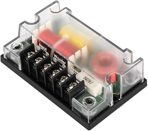 Miniatura 6 de Divisor de frecuencia de altavoz de coche, divisor de frecuencia de audio de 2 vías para automóvil, filtro de sonido, accesorios para automóviles