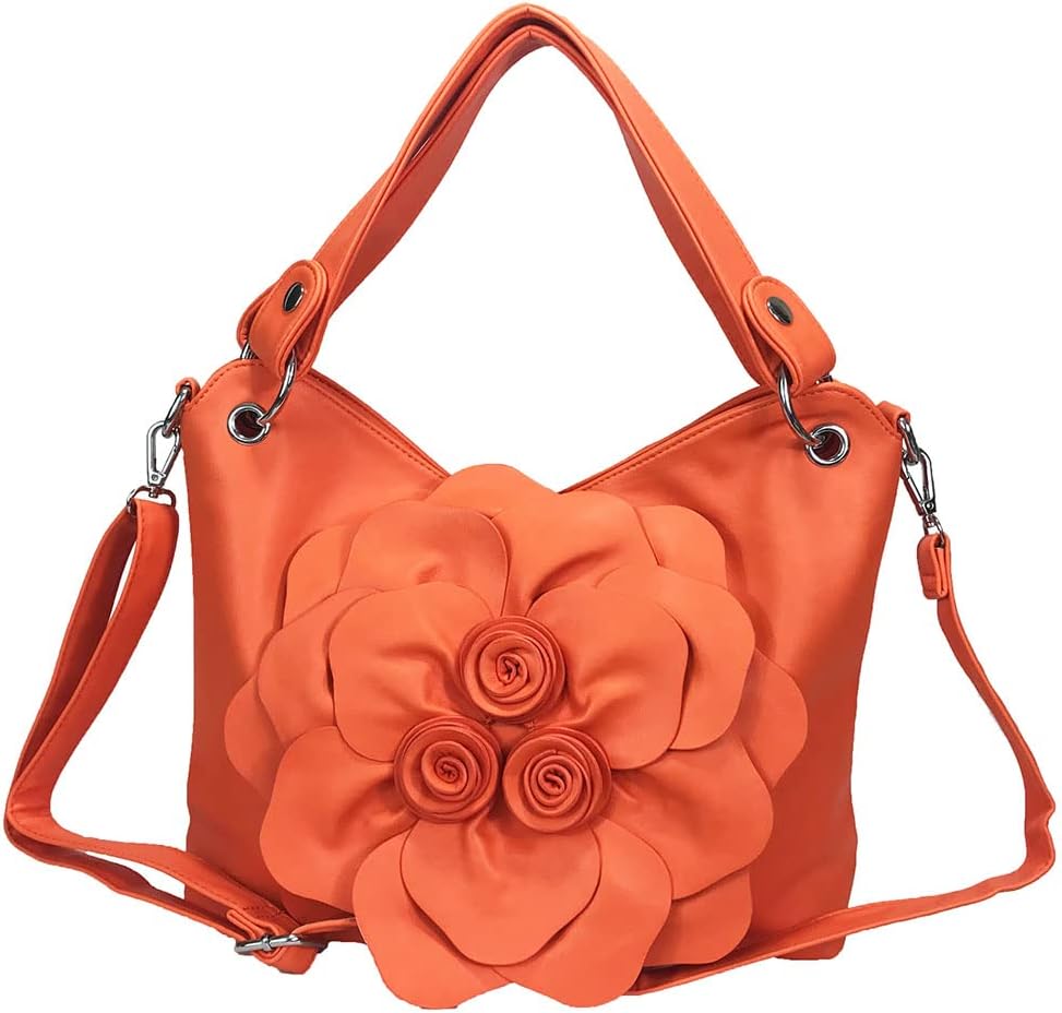 Big Flower Purse (Orange1)