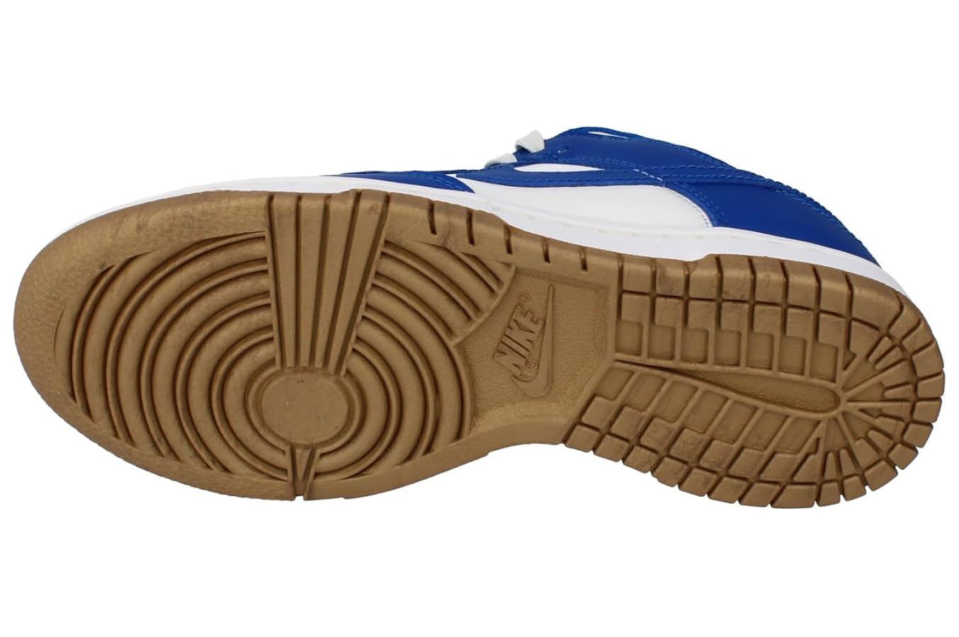 Amazon.com | Nike Women Dunk Low Sneakers, Sail/Blue Jay