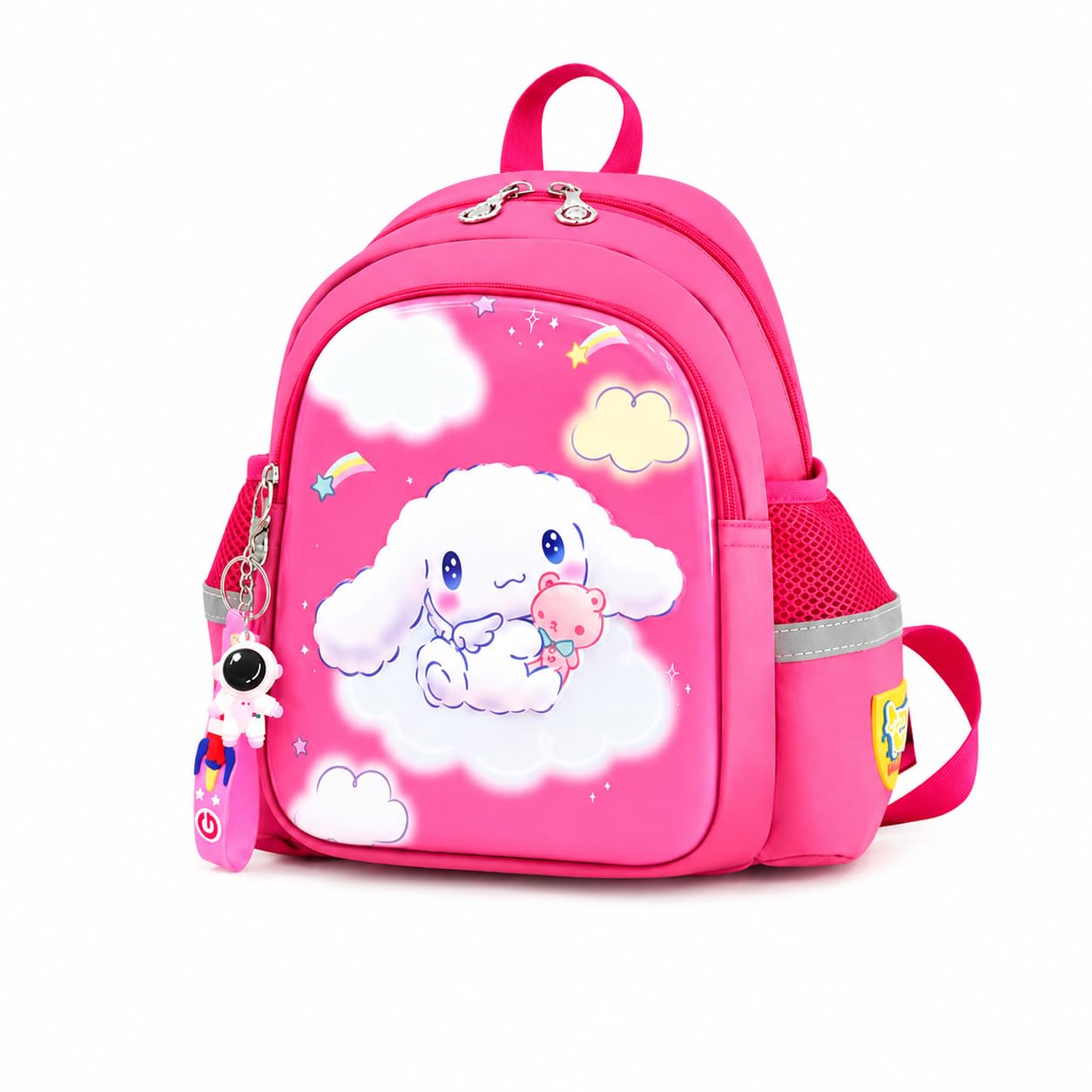School Bag Pink-Cute Puppy design-School Bag for Kids- High end-image-27