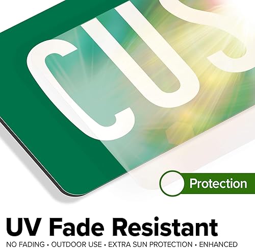 Vista 48 de My Sign Center - Letrero de calle personalizado, 8 colores, opción reflectante, montaje de 4 x 18 pulgadas, grueso libre de óxido, fabricado