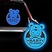 Leniutor 2Pcs Cute Koala Bear Baby On Board Car Sticker, High Intensity Reflective Baby Kids in Car Bumper Window Warning Decal, 6â€x 7â€ (Blue)