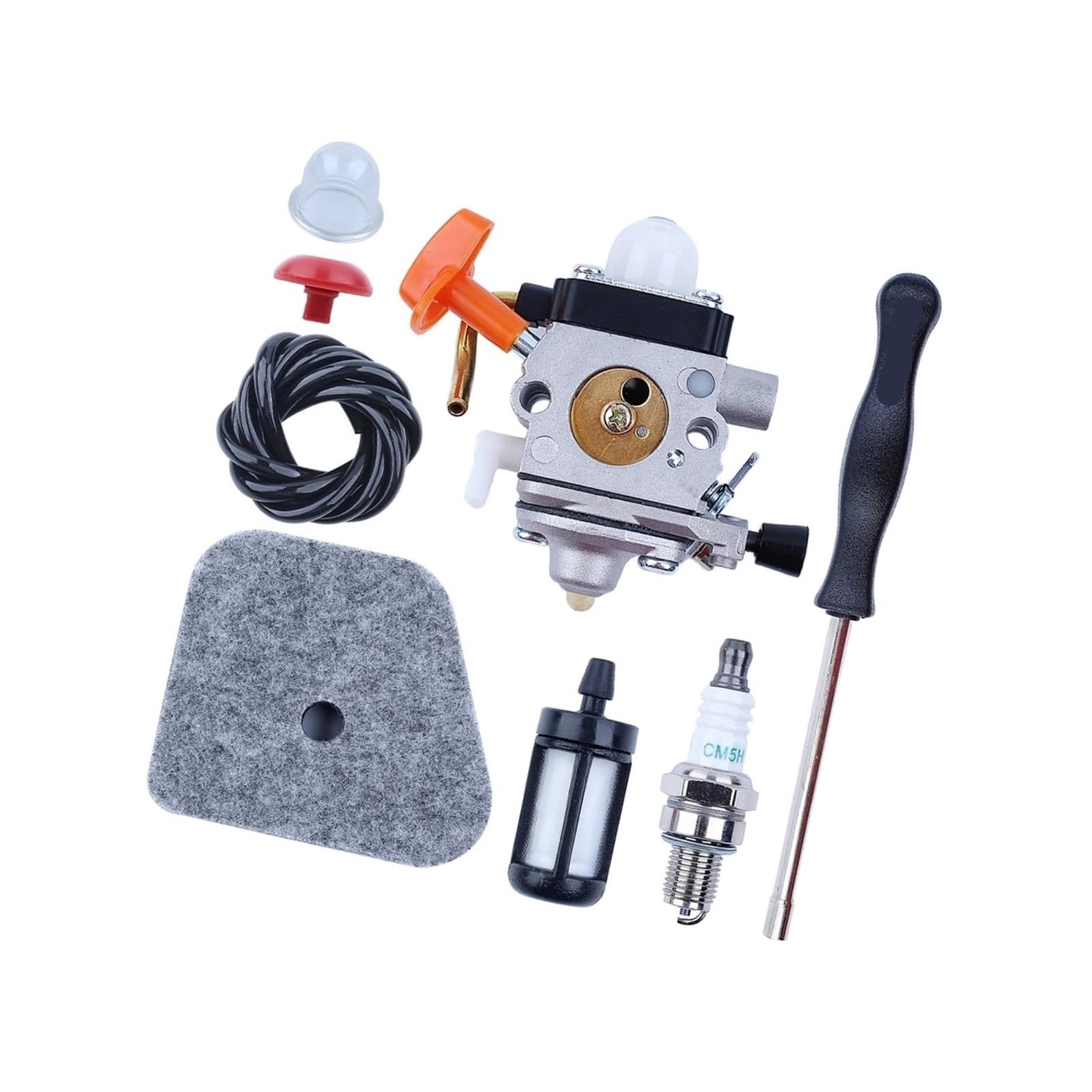 Carburateur FS90 FS100 avec kit filtre pour réparer les fuites d'essence et pertes de puissance