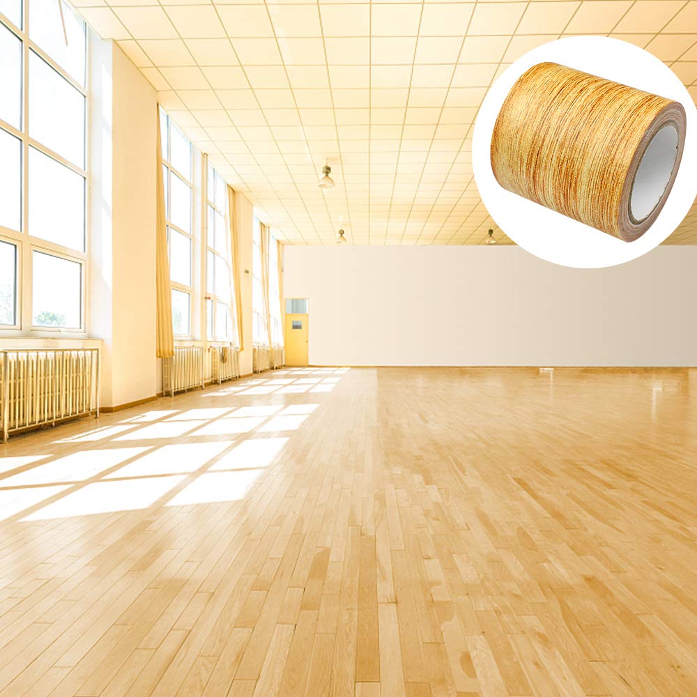 Nastro Adesivo Riparazione Legno YunBey - 4.57m X 5.7cm, Per Pavimenti E Pareti - Foto 4