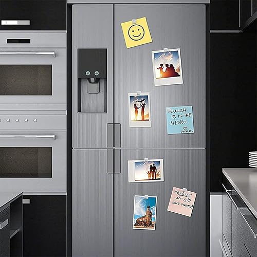 Miniatura 5 de 50 imanes cuadrados en forma de cubo  Imanes para refrigerador de 0.39 x 0.39 x 0.39 pulgadas para refrigerador, imanes cuadrados pequeños para