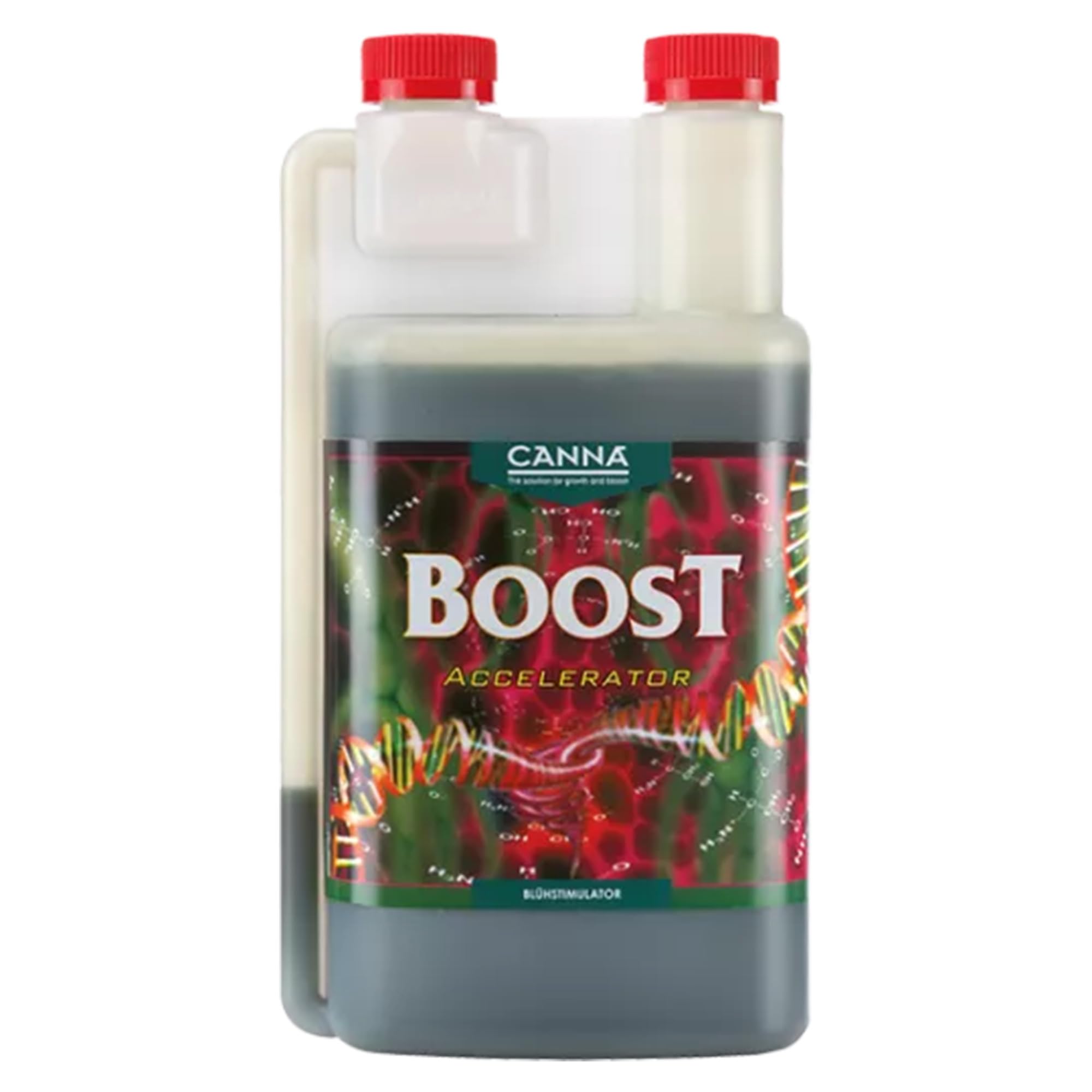 Growkingz Canna Dünger Set: Terra Flores 1L (Blühdünger), Terra Vega 1L (Growdünger), Rhizotonic 250ml (Wurzelaktivator für Stecklinge), Boost 250ml, PK13/14