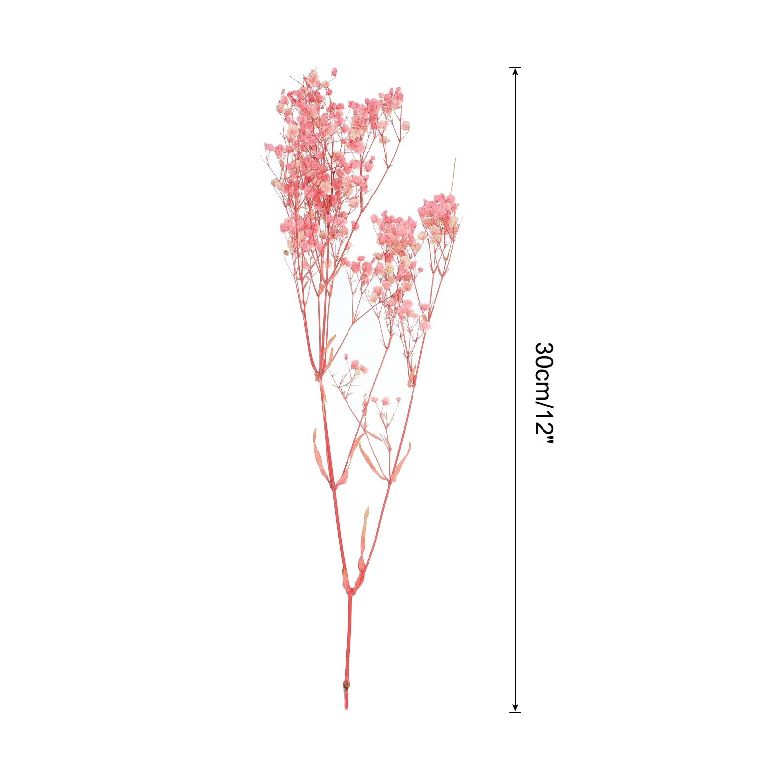 QUARKZMAN 2 Pcs Fleurs Artificielles 17 Pouces Gypsophila Rose Clair | Séchées De Gypsophile, Branches Naturelles De Gypsophile Pour Décoration De Mariage Fête Maison