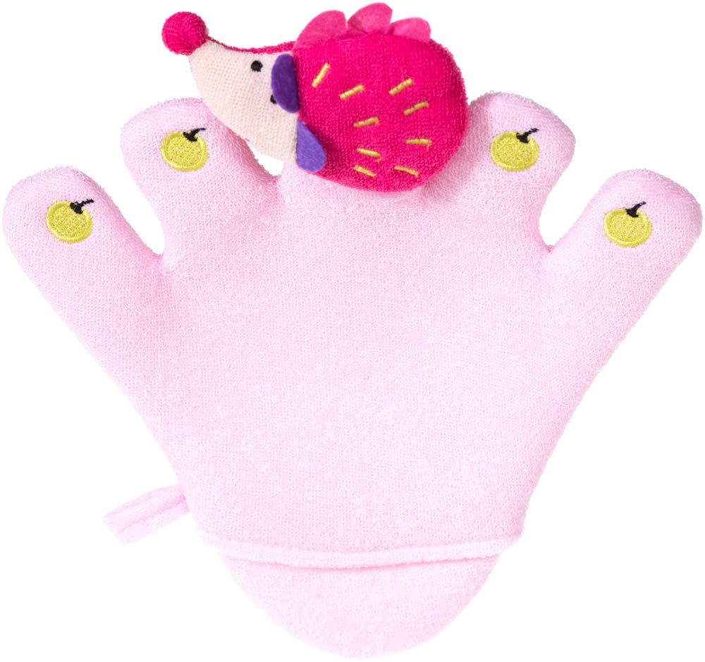 Bieco 15-001007- Großes Baby Starter Set, 9-teilig - Badewanne mit Badesitz, Töpfchen, Tritt, Lätzchen (Pink)