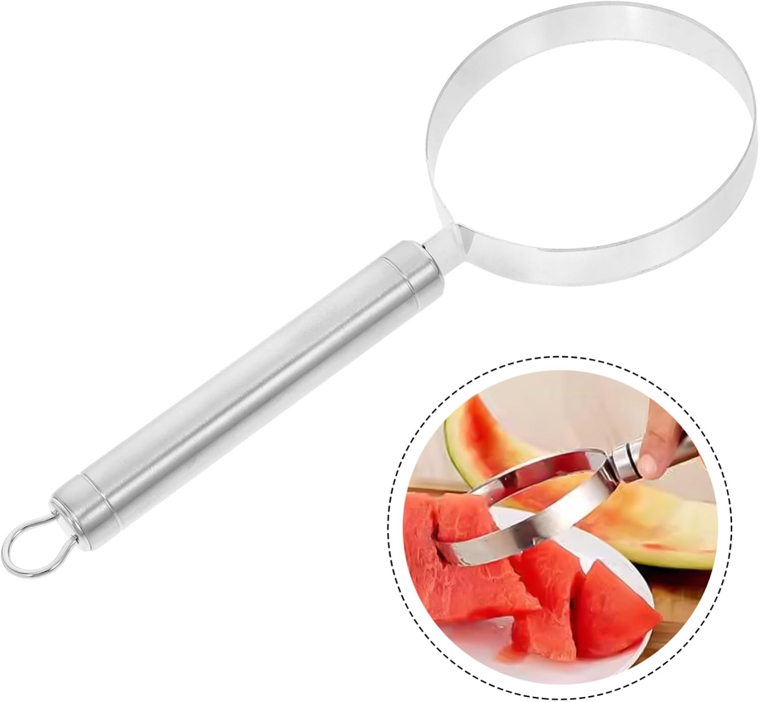 Fruit Seeder Stainless Steel Watermelon Digging Scoop for Home Kitchen