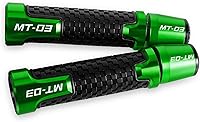 Vista 2 de Motocicleta para Y&AMAHA MT03 MT 03 MT-03 2005-2019 2018 2017 2016 Manillar CNC Manillar Goma Gel Hand Grips Freno Color Plata