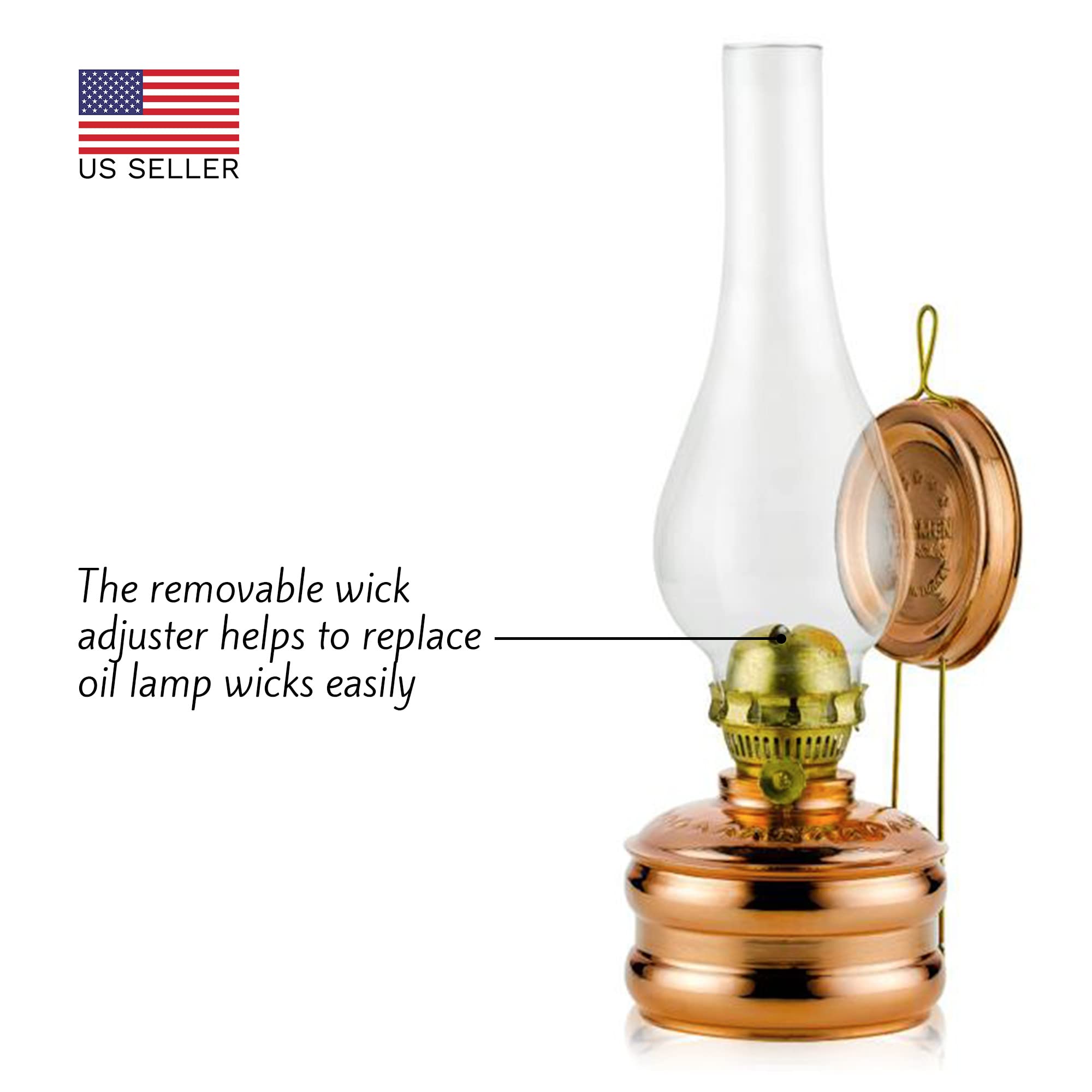 Amazon.com: Handmade Traditional Copper Oil Lamp with Glass