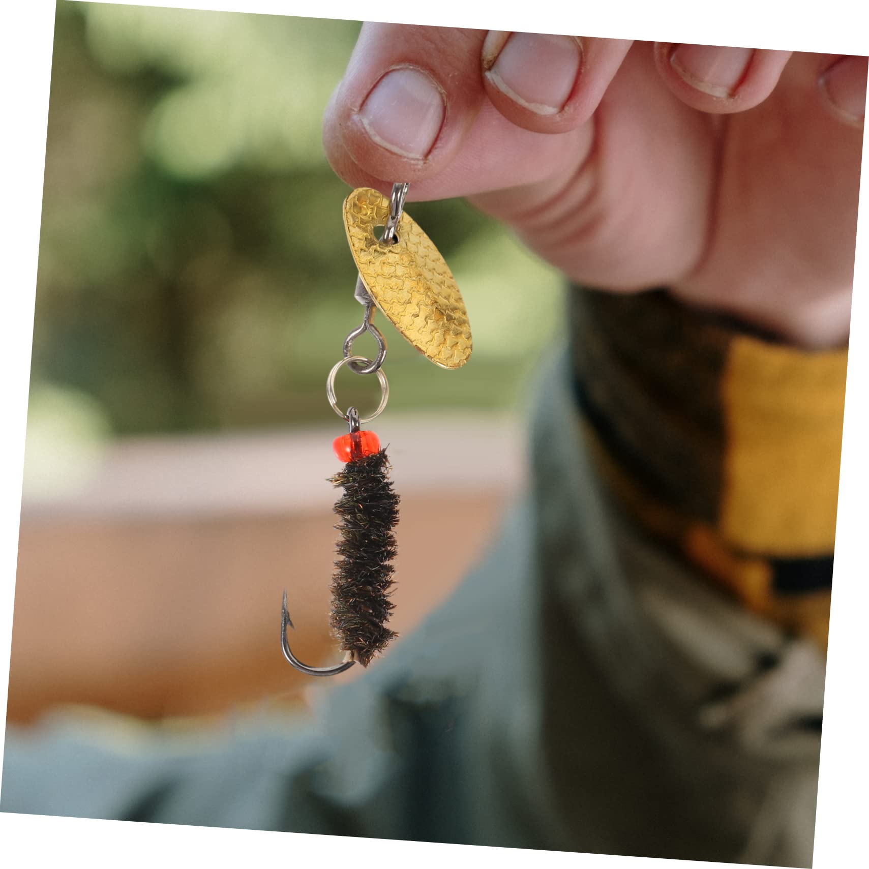 Toddmomy Ensemble De Crochets À La Mouche Sequin pour Plombs Leurres De Poisson Qui Coulent Appâts Leurres De Pêche À L'achigan Leurre De Pêche en Mer Acier Inoxydable