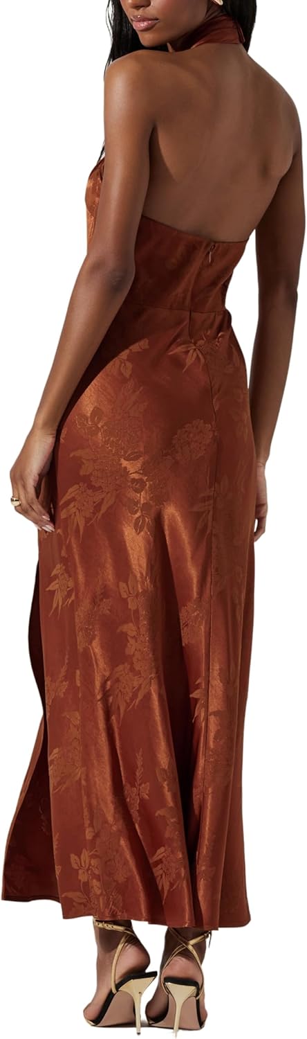 Marissa Halter Neck Midi Dress - Image 3