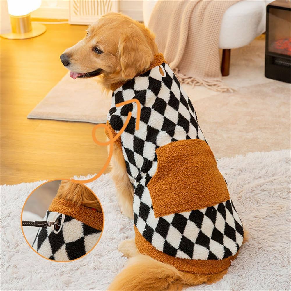 Amazon.com : Dog Sweater Christmas Large Dog Fleece Vest Classic Plaid Style Puppy Holiday Winter Coat Warm Clothes for Large Breeds Female Girl Male Boy (4XL, Black Checkered Sweater) : Pet Supplies amazon-com-dog-sweater-christmas-large-dog-fleece-vest-classic-plaid-style-puppy-holiday-winter-coat-warm-clothes-for-large-breeds-female-girl-male-boy-4xl-black-checkered-sweater-pet-supplies