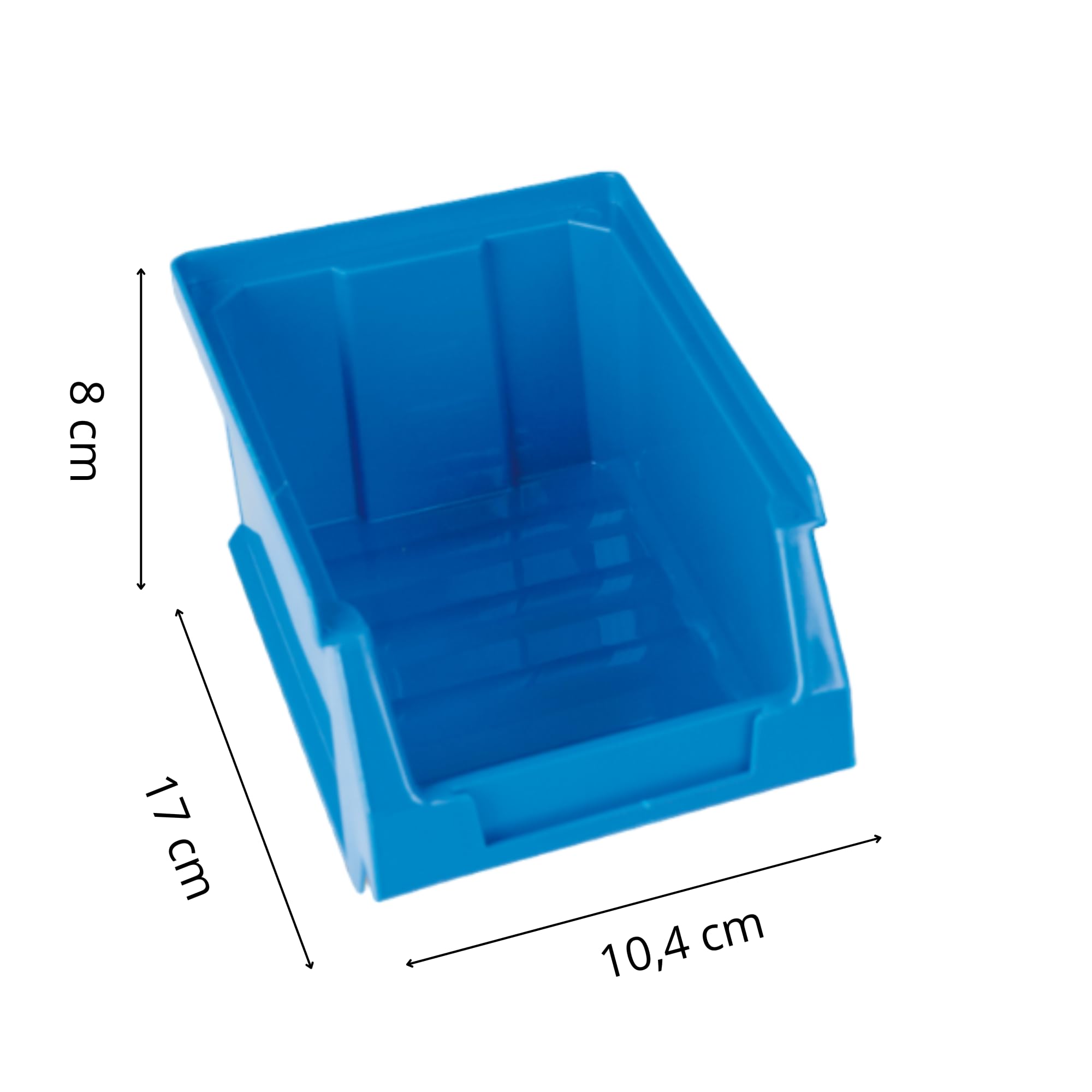Tayg Kit da appendere 50 cassetti in plastica n. 51 – Organizzatore di viti, cassetti, scatola di stoccaggio, scaffalature da parete, scaffali, vasche in plastica rettangolari, 52 x 17 x 8 cm