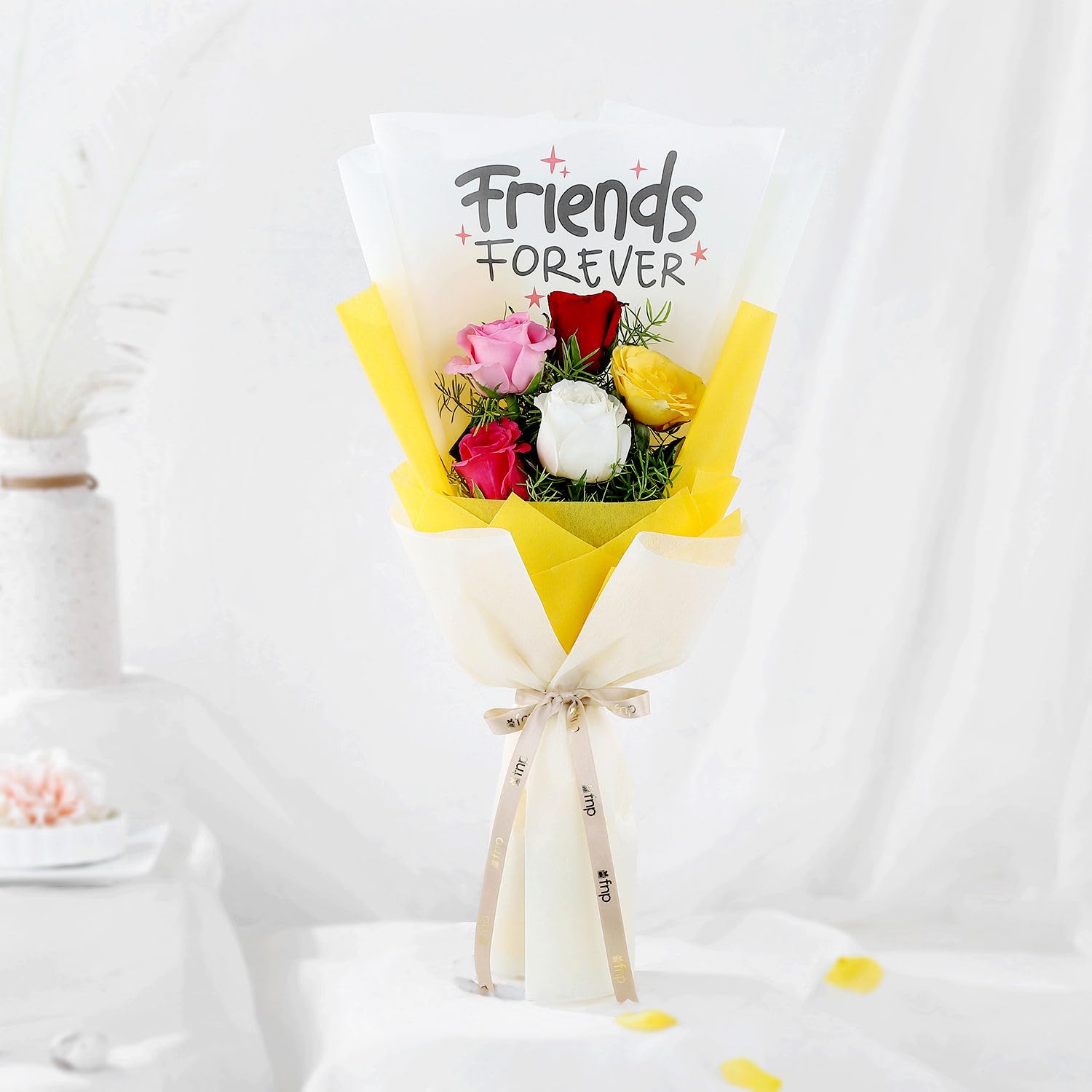 fnp Eternal Friendship Roses For Birthday Gift, Anniversary Gift, Women's Day Gift, Valentine's Day Gift & Gift For Special Occasion (Same Day Delivery)-image-0