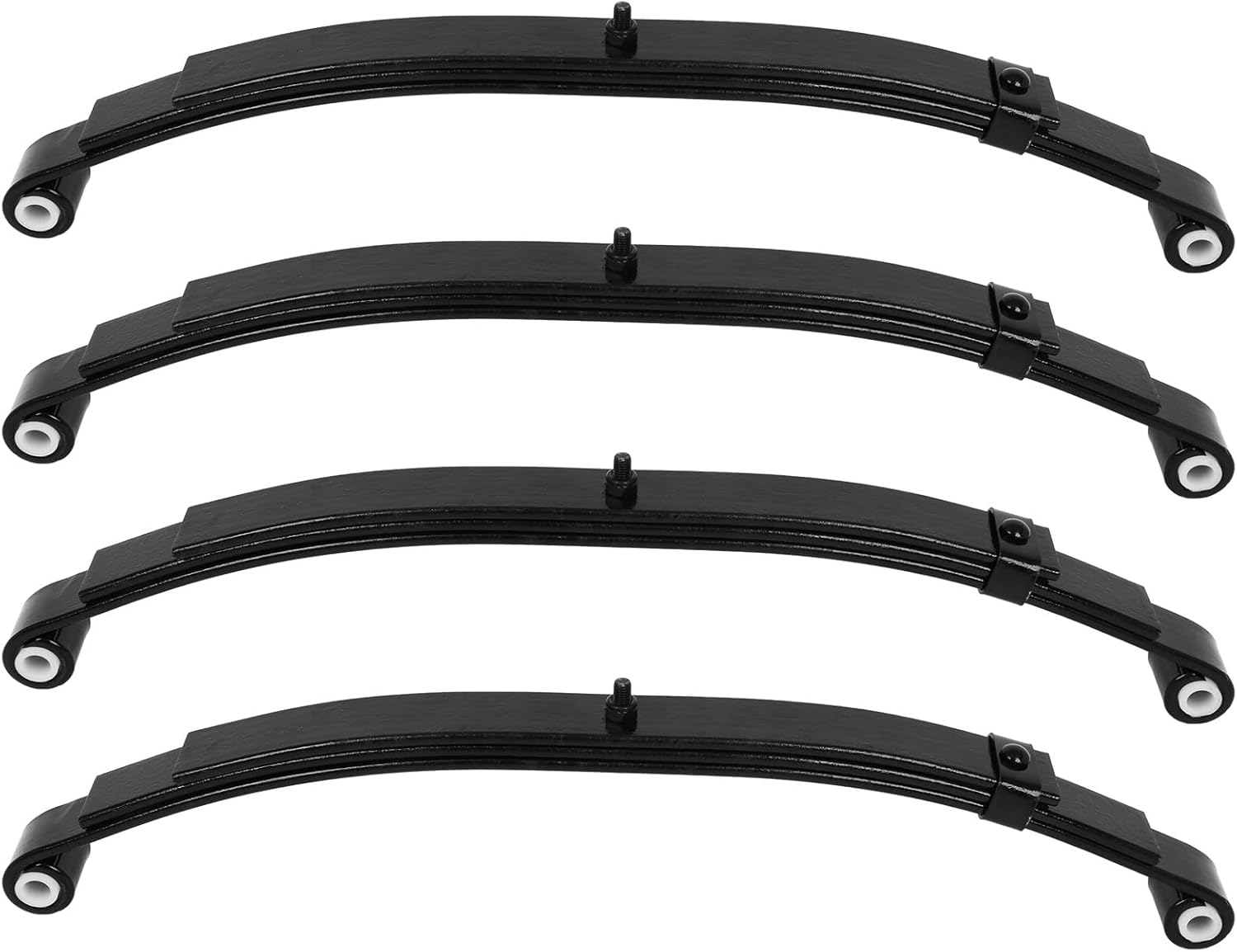 cciyu Utility Trailer Leaf Spring, Eye/Eye, 3 Leaf 25-1/8" Double Eye Leaf Springs for 3500-5000 LB Trailer Axle 1.9 In., 25 1/8 In. Free Open of Leaf Spring, Replace for SW3B