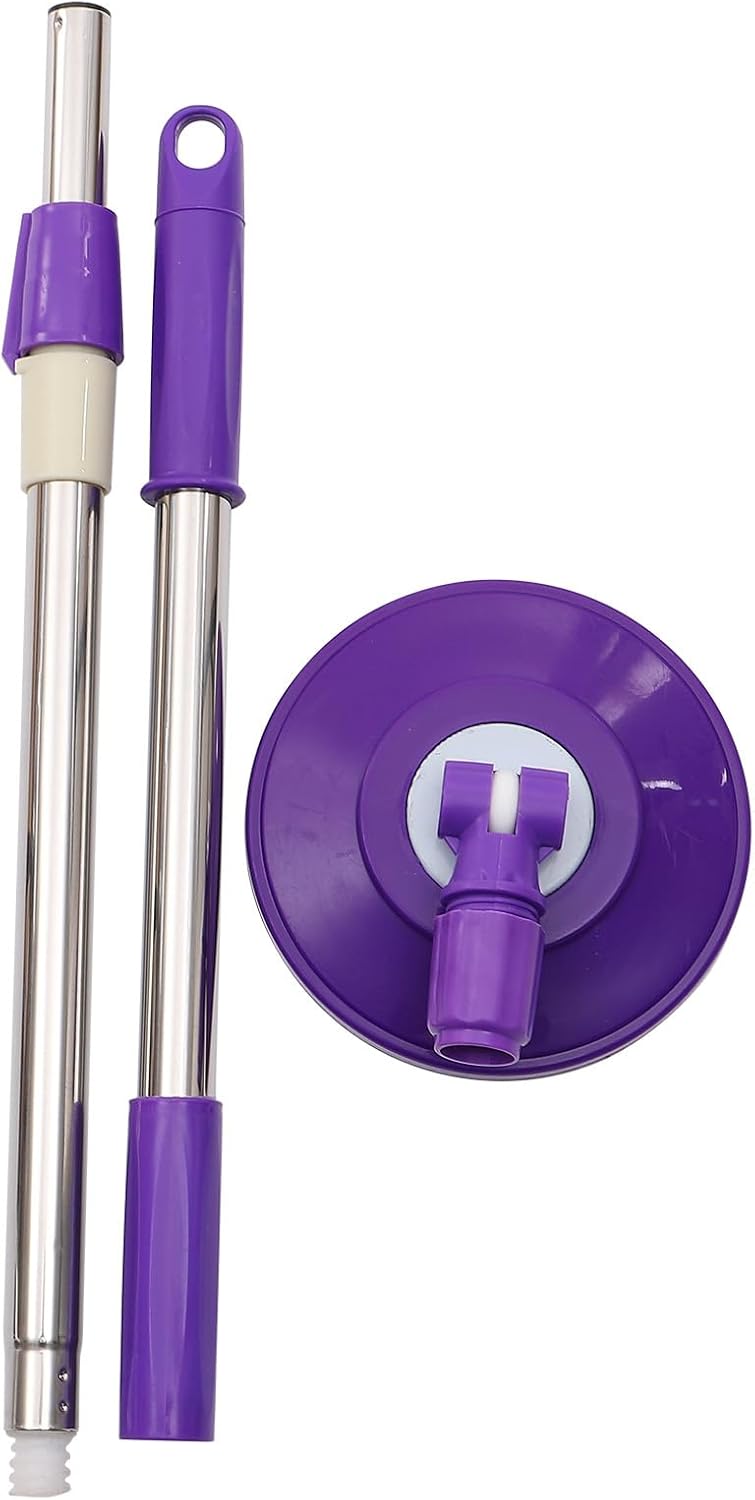 ULTECHNOVO Mop Pole Handle Replacement Stainless Steel Mop Pole Handle 360 Floor Cleaning Scraper for Home Office