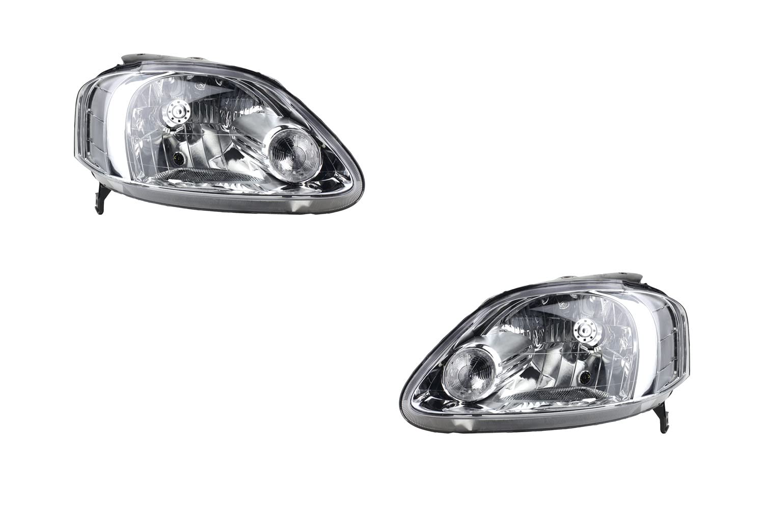 Johns, Scheinwerfer Halogen passend für VW Fox 5Z1 01/07-08/09 H4 Satz L R