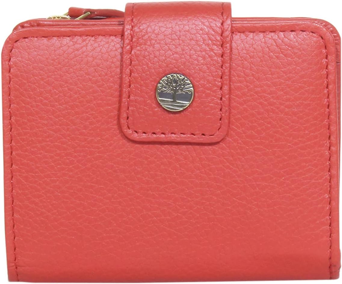 Timberland Women's Leather RFID Small Indexer Wallet Billfold
