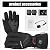 Heated Gloves, 7.4V Rechargeable Hand Warmer for Men Women, Up to 8 Hours, 3 Heat Settings, Windproof Thermal Fleece 3-Finger Magnetic Flip for Hunting/Fishing/Photography/Drone, Touchscreen XXL