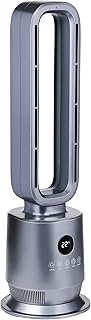 alpina 2-in-1-Heizlüfter und Ventilator ohne Flügel 2000W – mit Fernbedienung – Oszillierender Turmventilator mit Timer – Heizstrahler mit einstellbarer Temperatur – Heizen und Kühlen