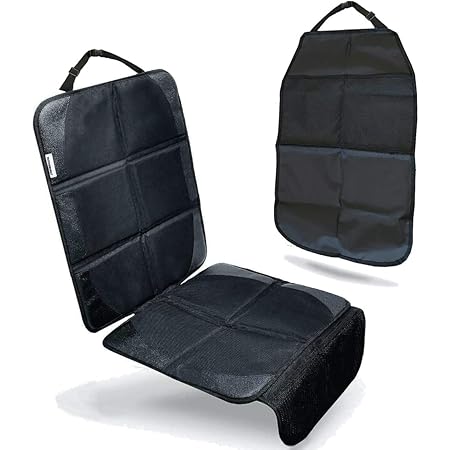 Amazon Rollibot チャイルドシート 保護マット 車 シートカバー 座席保護 シートプロテクター 滑り止め ブラック チャイルドシート用マット シート ベビー マタニティ 通販