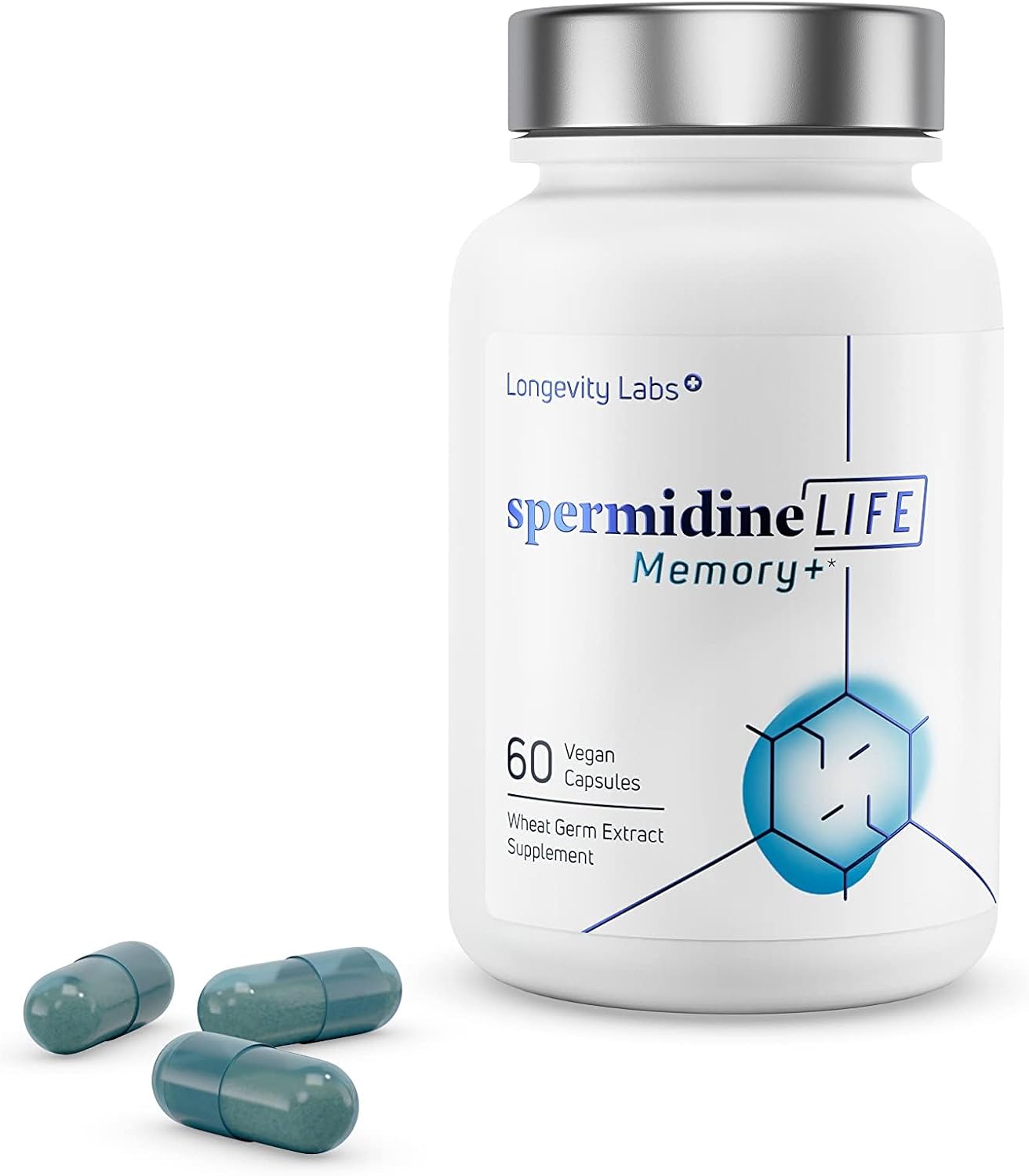 Amazon.com: LONGEVITY LABS + spermidineLIFE Memory+ 1300mg Natural ...