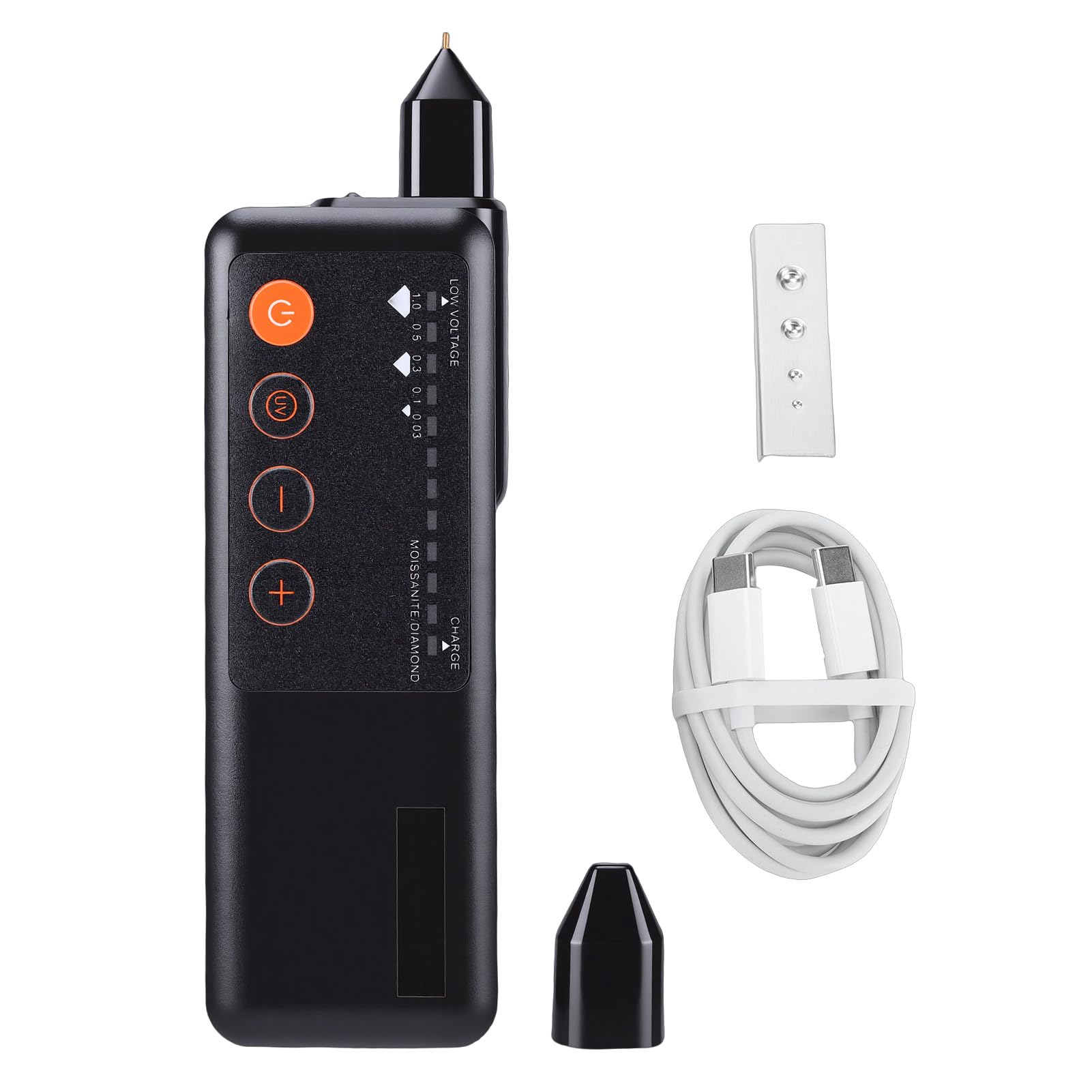 Topiky Professioneller Diamant-Tester, Wiederaufladbar, Hochpräziser Schmuck-Diamant-Tester-Stift, Elektronischer -Edelstein-, Auswahl, Schmuck-Testgerät Zur Identifizierung