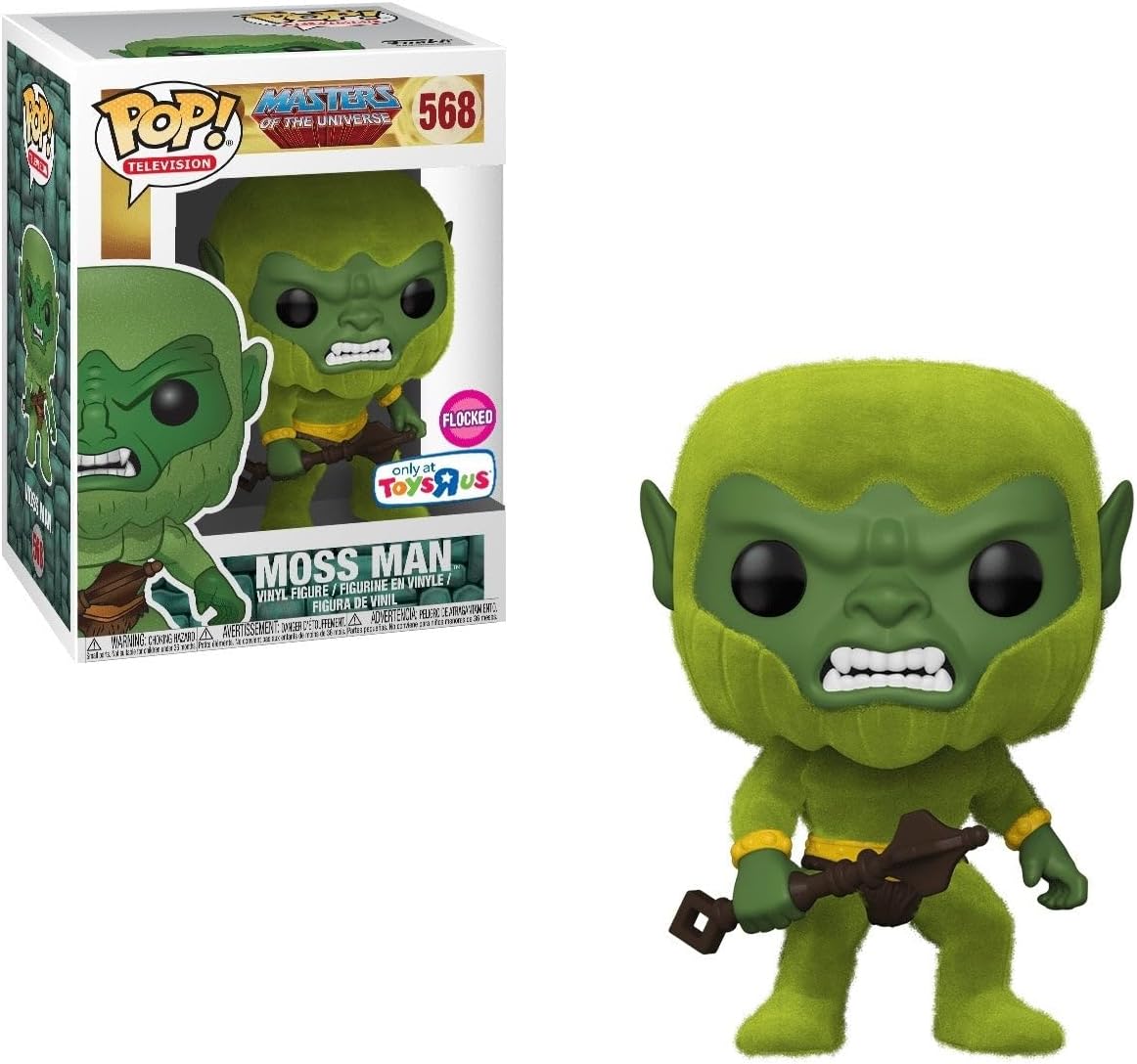 Funko Pop! Animación: Masters Of The Universe | Moss Man (Toys R Us) Figura de Vinilo Exclusiva Flocked # 568