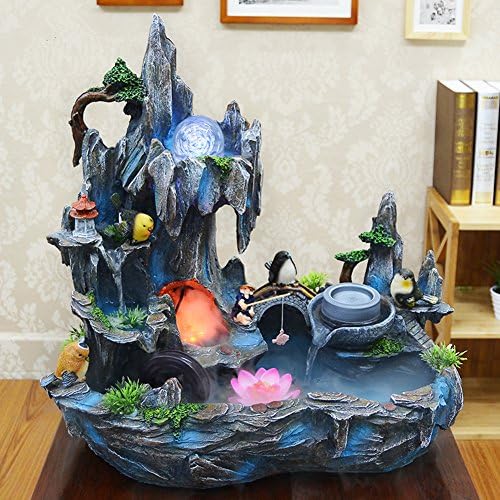 Yinasen Feng Shui Fountain Lucky Mountain and Waterfall (Style 2)