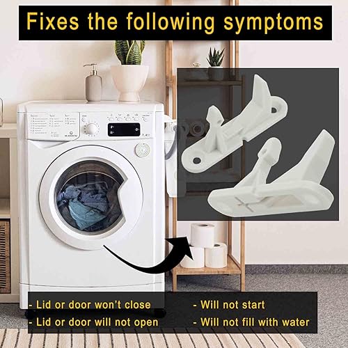 Miniatura 8 de Seentech 131763310 - Llave para puerta de lavadora. Compatible con Frigidaire & Ken.more Washer. Reemplaza 131763300 AP3580441 PS890617 (paquete 1)