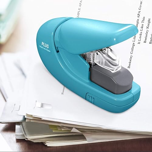 Miniatura 29 de Plus Paper Clinch - Engrapadora de escritorio sin grapas, color verde Verde Premium