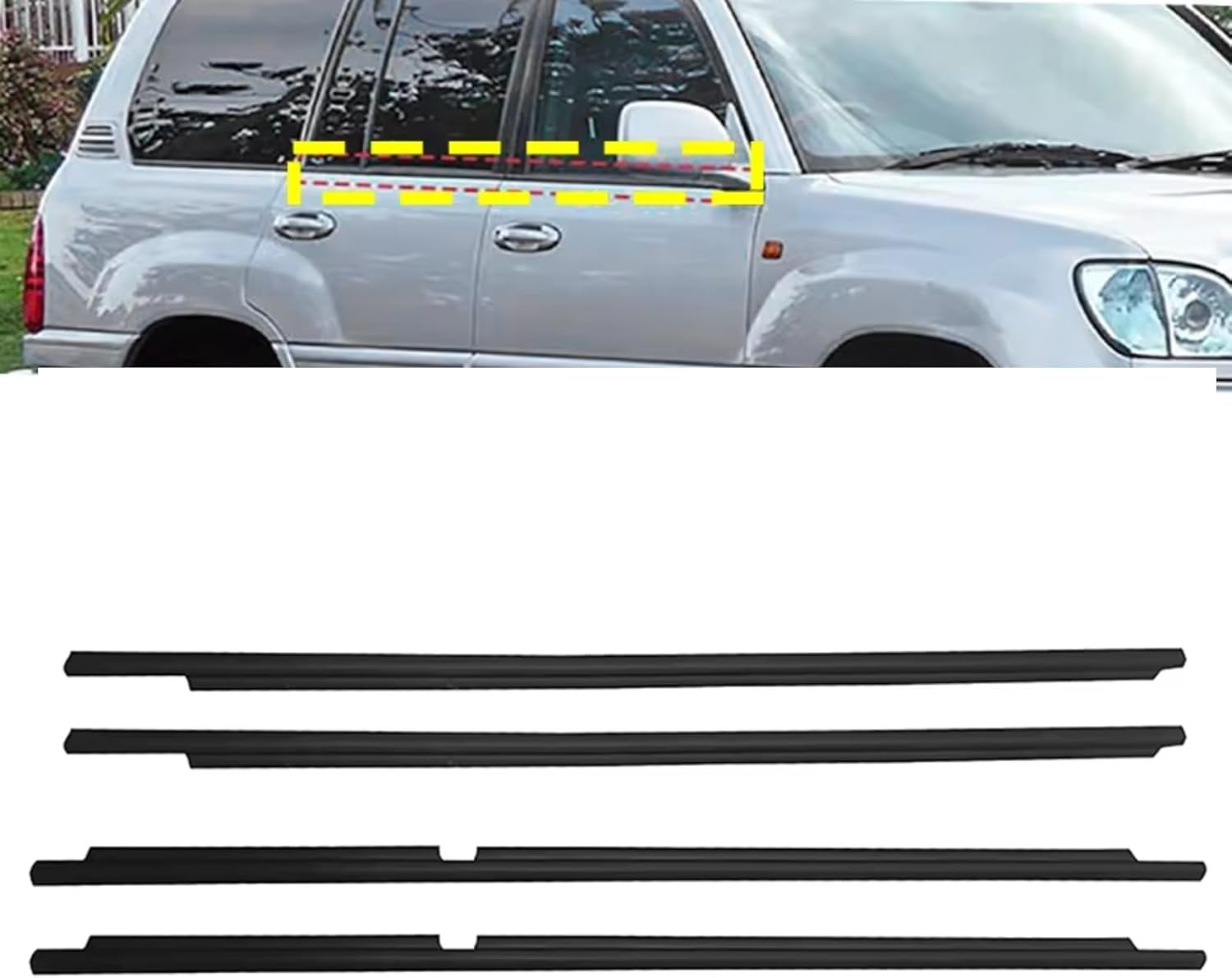 車のサンルーフのシーリング Compatible With For Land For Cruiser LC100 カーウィンドウウェ