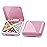 DUBSTAR Small Pill Case, Cute Pill Box - Travel Daily Pill Organizer, Portable Pretty Pill Container for Purse Pocket, Compact Medicine Holder for Vitamins, Fish Oils, Supplements (Pink)