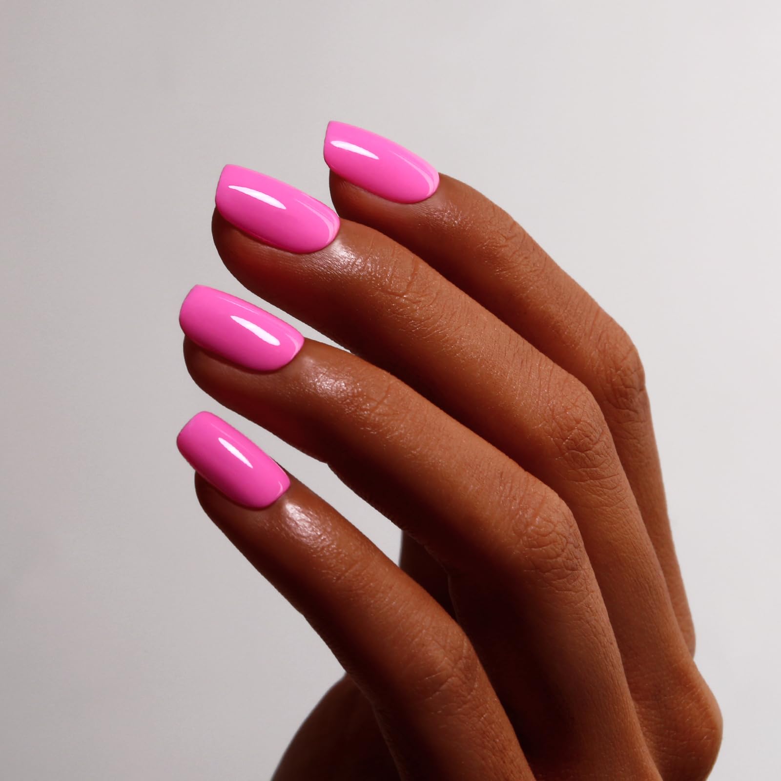 Ozzeal Gel Polish, 0.5 Fl Oz Bright Pink Gel Nail Polish Spring Summer Soak off LED UV Art Starter Manicure Salon DIY — view 4