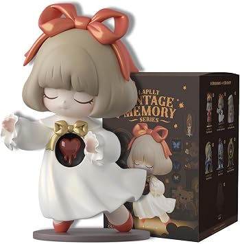 52TOYS Laplly Vintage Memory Series 1PC Blind Box, Collectible Toy Kawaii Creative Gift Room Decor Desktop Decoration 3.94 Inch, Gift for Birthday Party