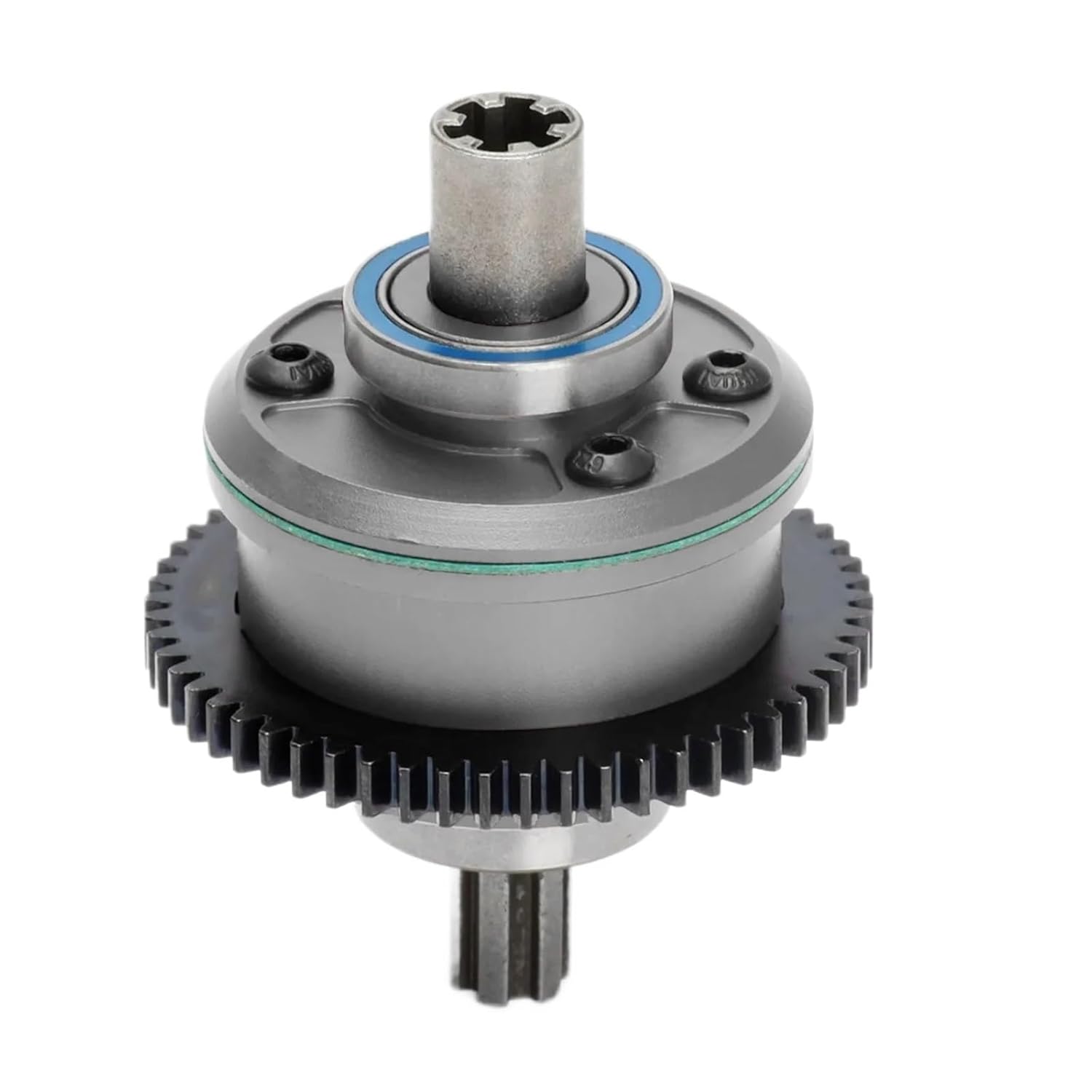 Center Gear Differential Assembly 57T 0.8M Car 3S 4S 1/8 311165(Black)