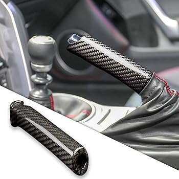 amazon com airspeed carbon fiber car handbrake cover replace grip handle lever for subaru brz toyota 86 accessories black automotive airspeed carbon fiber car handbrake cover replace grip handle lever for subaru brz toyota 86 accessories black