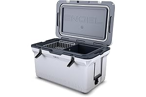 60 QT Ultra-Light Injection Molded Ninja Cooler with Drawer