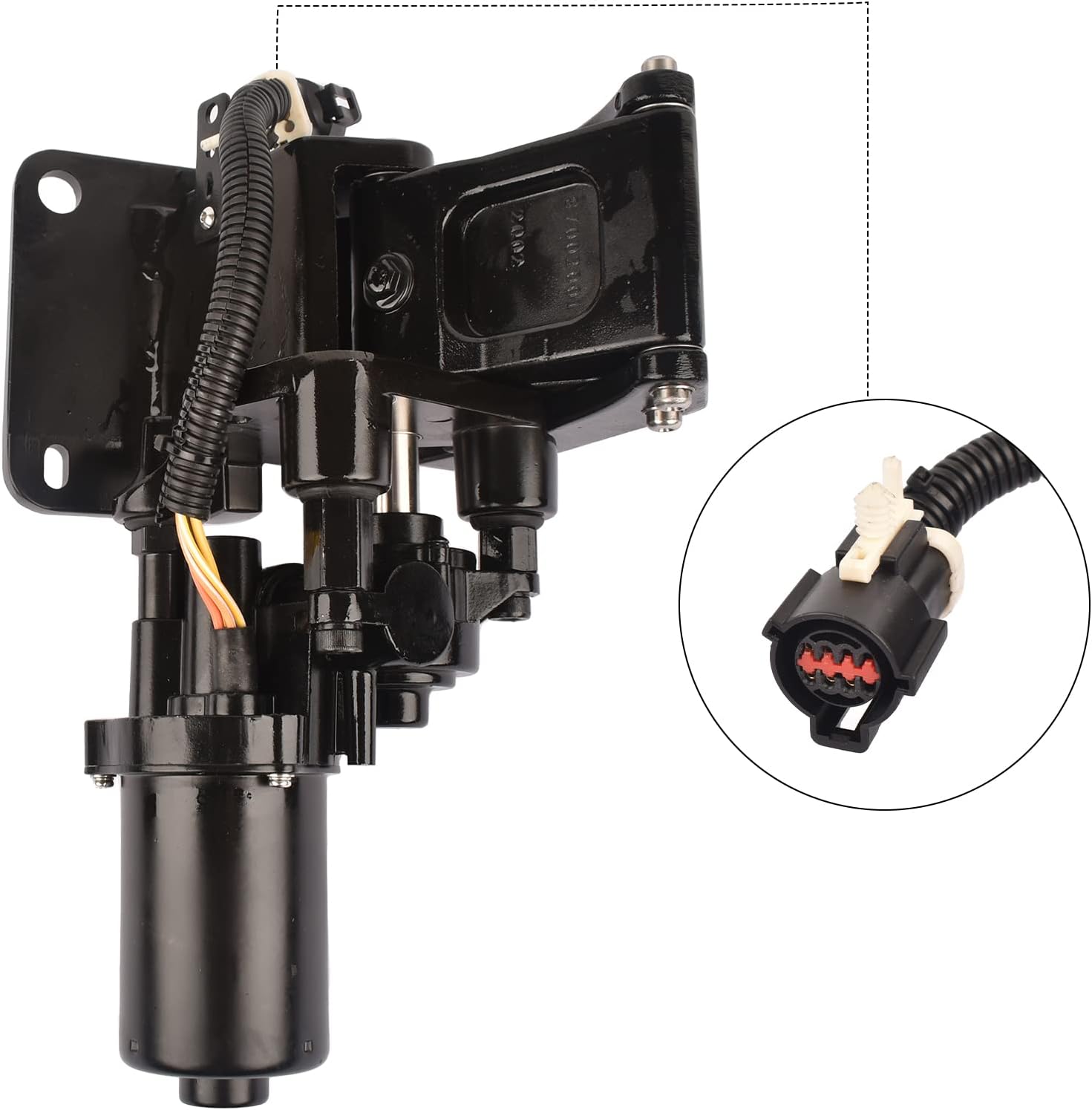 9L7Z16A506A Front Right Passenger Side Power Running Board Motor with Bracket for 2007-2014 Fo-rd Expedition Lincoln Navigator 119.0 Inch Wheelbase FSM1P6 747-900 AKWH