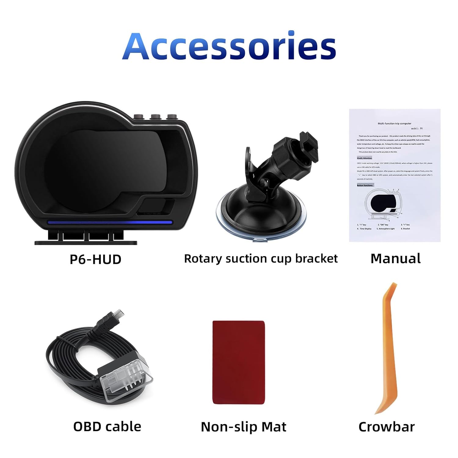 ARTILAURA OBD2+GPS Dual Mode Smart Gauge, OBD2 GPS Head-Up Display (HUD) - Driving Data Monitor (Speed, RPM, Fuel, Temp) | Fault Code Scanner, Alerts, 10 Interface | 2 Installation Ways for Cars