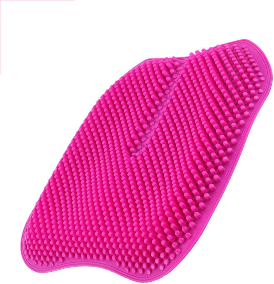HYQHYX Driver seat Cushion Car Breathable Silicone Cushion for Car and Truck Seat Office Chair Wheelchair - for Sciatica Tailbone Pain Relief(Color:Magenta,Size:)