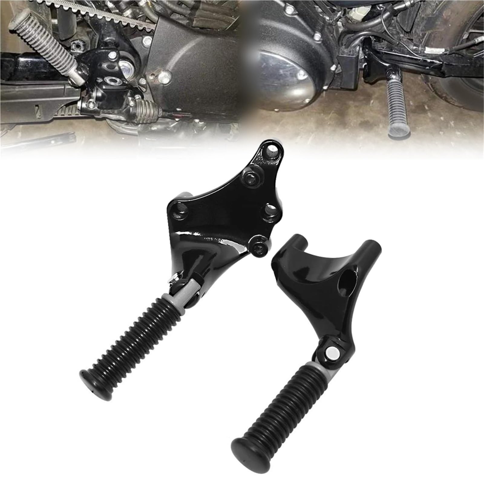 Pédales et support de repose-pieds arrière pour s'évader en duo en Harley Sportster Iron